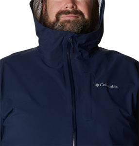 Columbia Men's Omni-Tech Ampli-Dry Waterproof Jacket (Collegiate Navy)