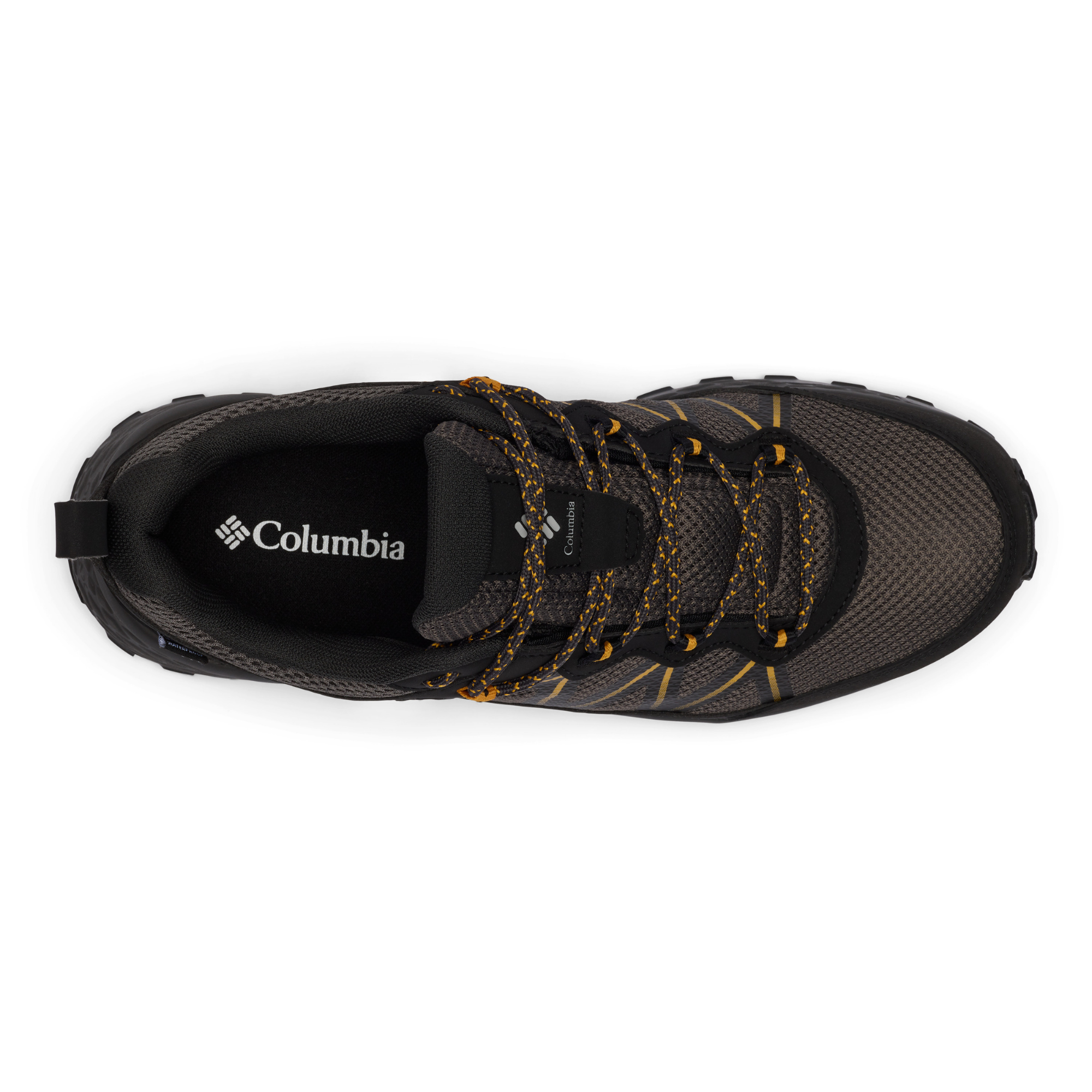 Columbia Men's Peakfreak Rush Outdry Waterproof Trail Shoes (Black/Raw Honey)