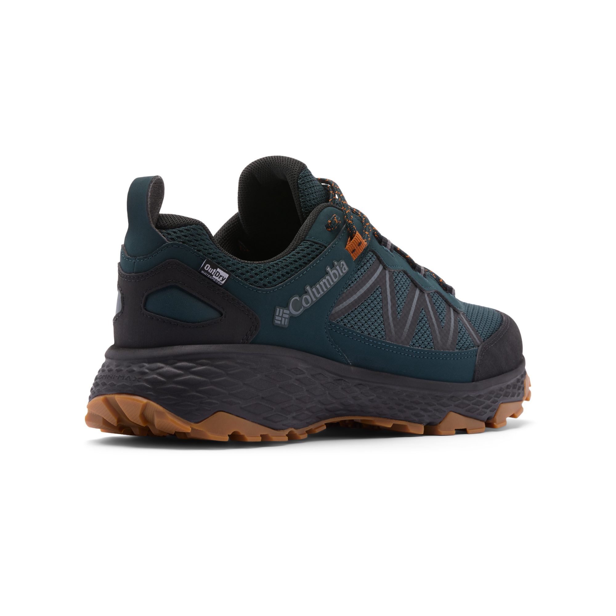 Columbia Men's Peakfreak Rush Outdry Waterproof Trail Shoes Blue Spruce Caramel 310 2108291