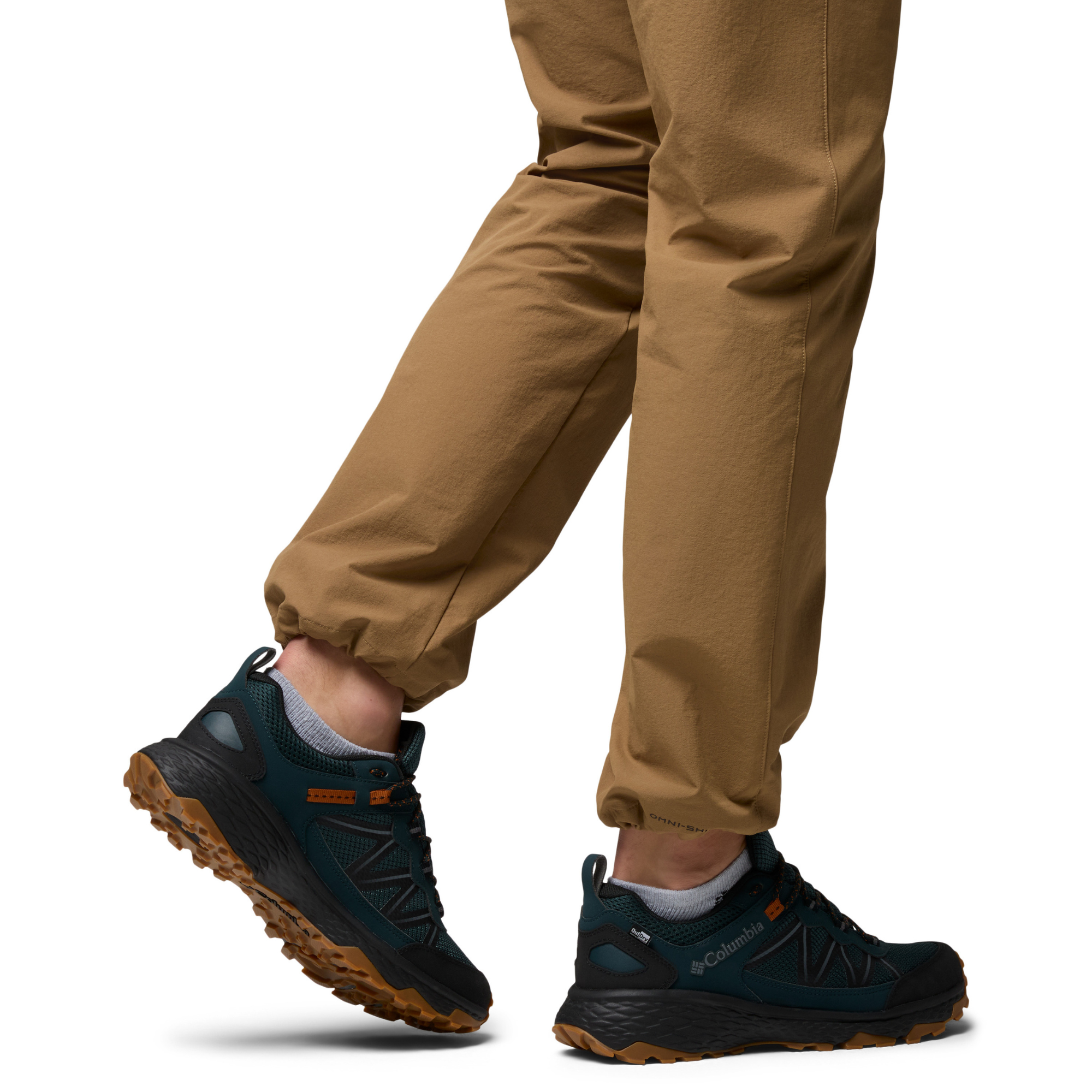 Columbia Men's Peakfreak Rush Outdry Waterproof Trail Shoes Blue Spruce Caramel 310 2108291