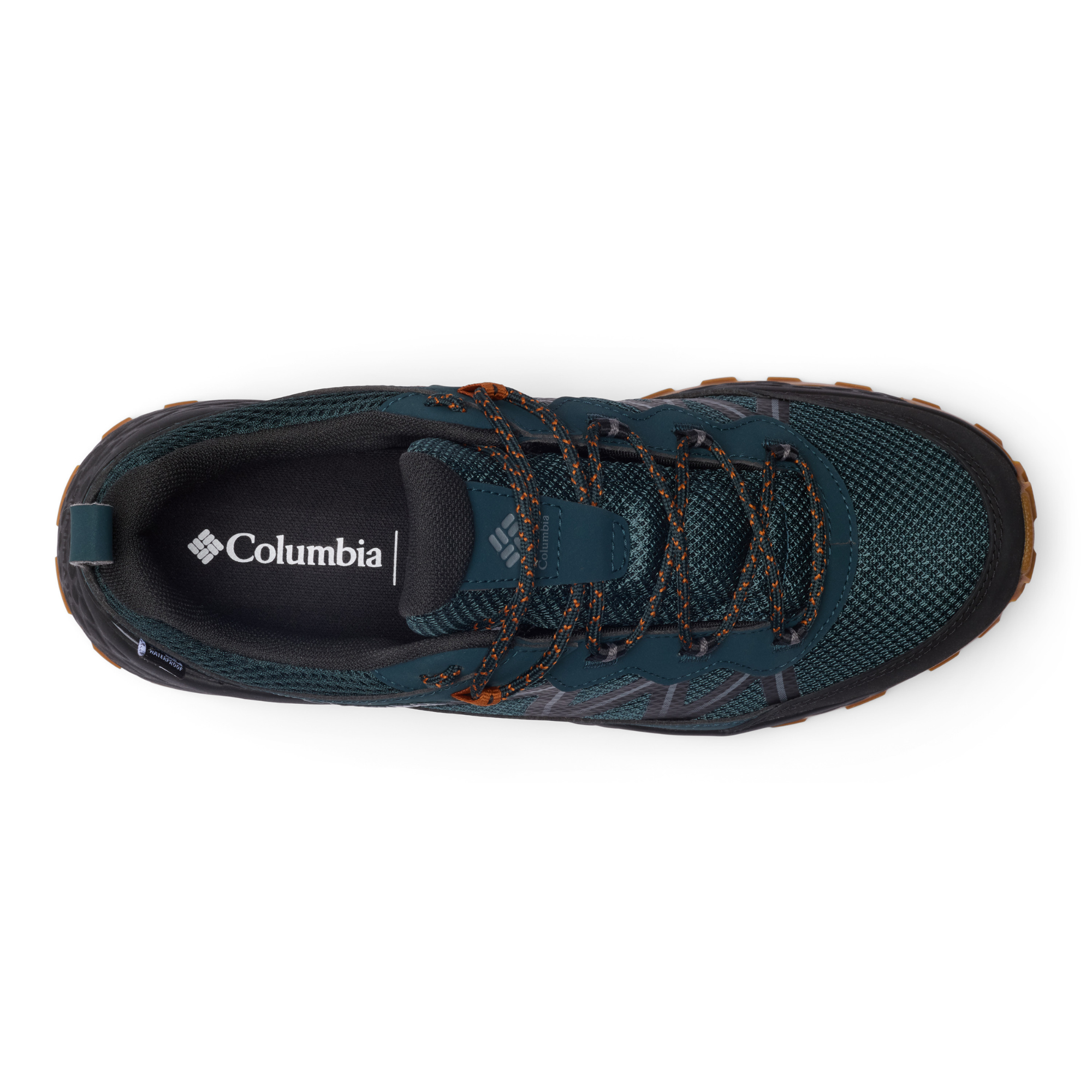 Columbia Men's Peakfreak Rush Outdry Waterproof Trail Shoes Blue Spruce Caramel 310 2108291