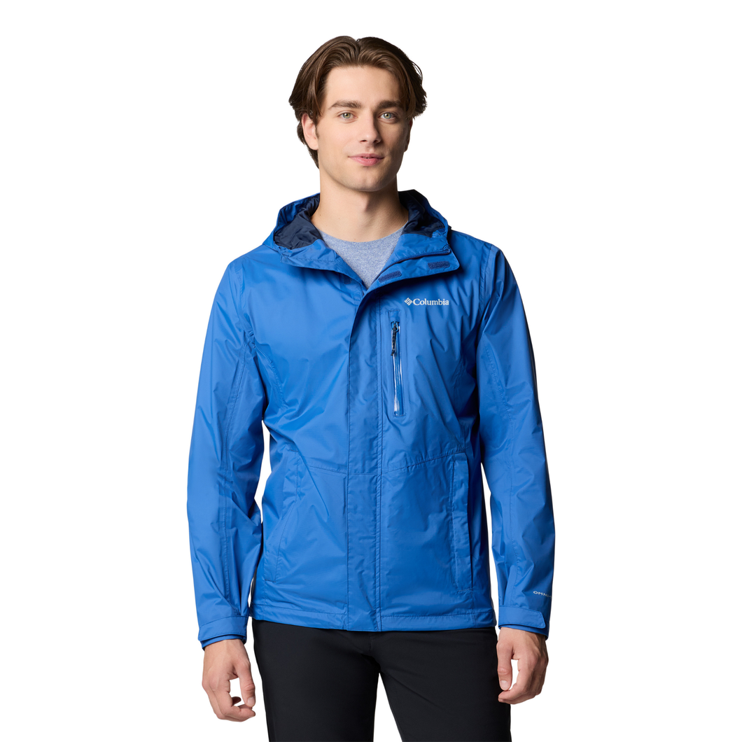 Columbia Men's Pouring Adventure III Waterproof Jacket (Mountain Blue)