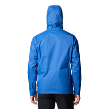 Load image into Gallery viewer, Columbia Men&#39;s Pouring Adventure III Waterproof Jacket (Mountain Blue)
