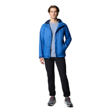 Load image into Gallery viewer, Columbia Men&#39;s Pouring Adventure III Waterproof Jacket (Mountain Blue)

