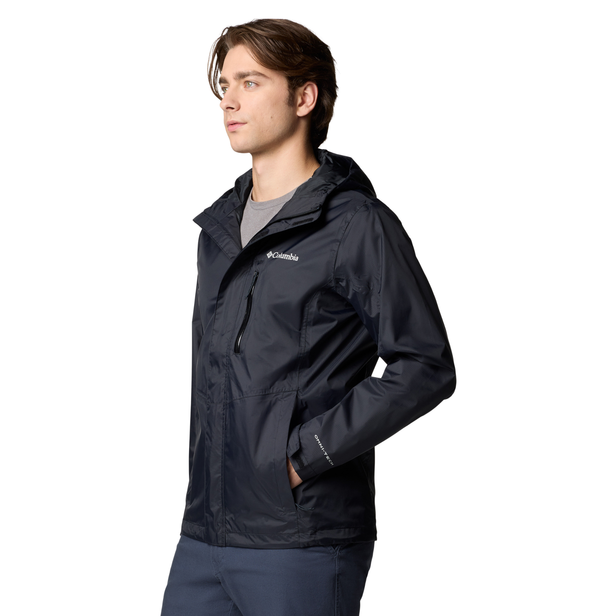 Columbia Men's Pouring Adventure Waterproof Jacket Black 010 2117171