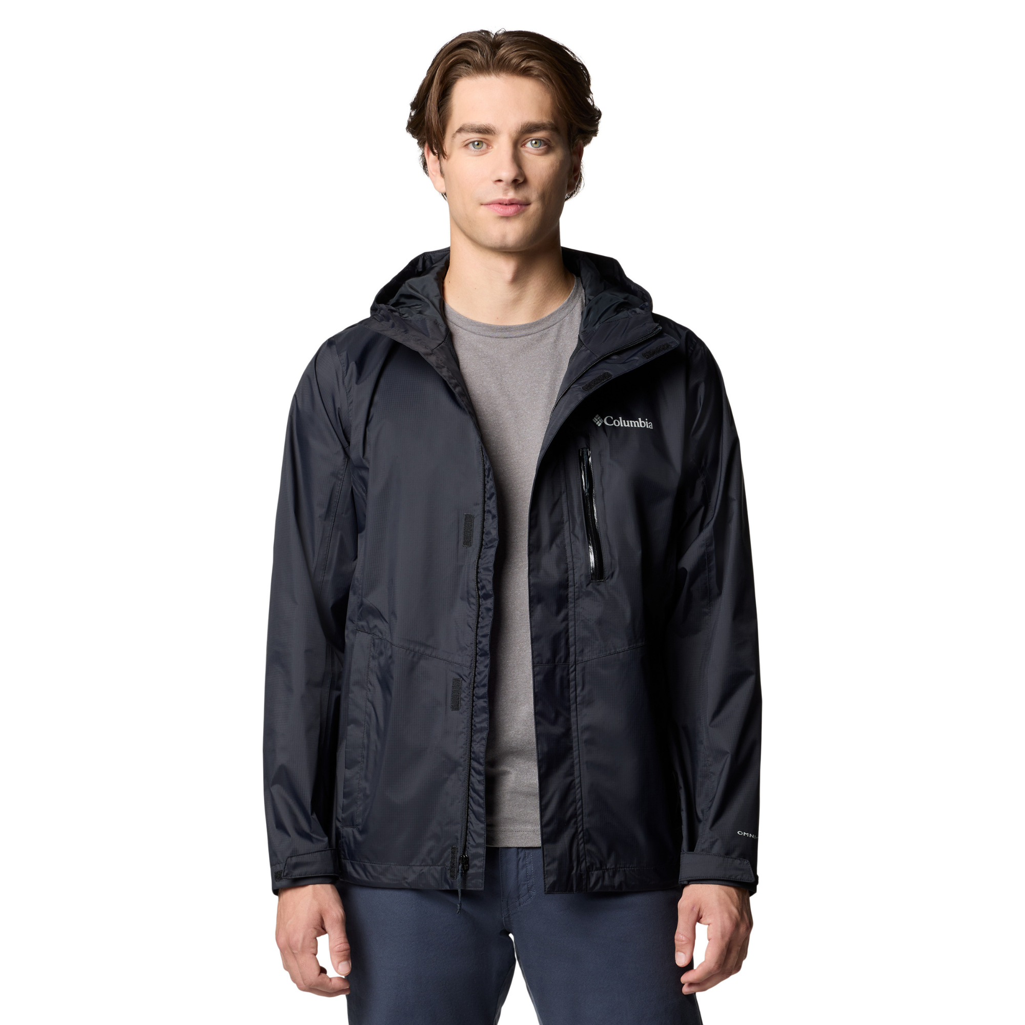 Columbia Men's Pouring Adventure Waterproof Jacket Black 010 2117171
