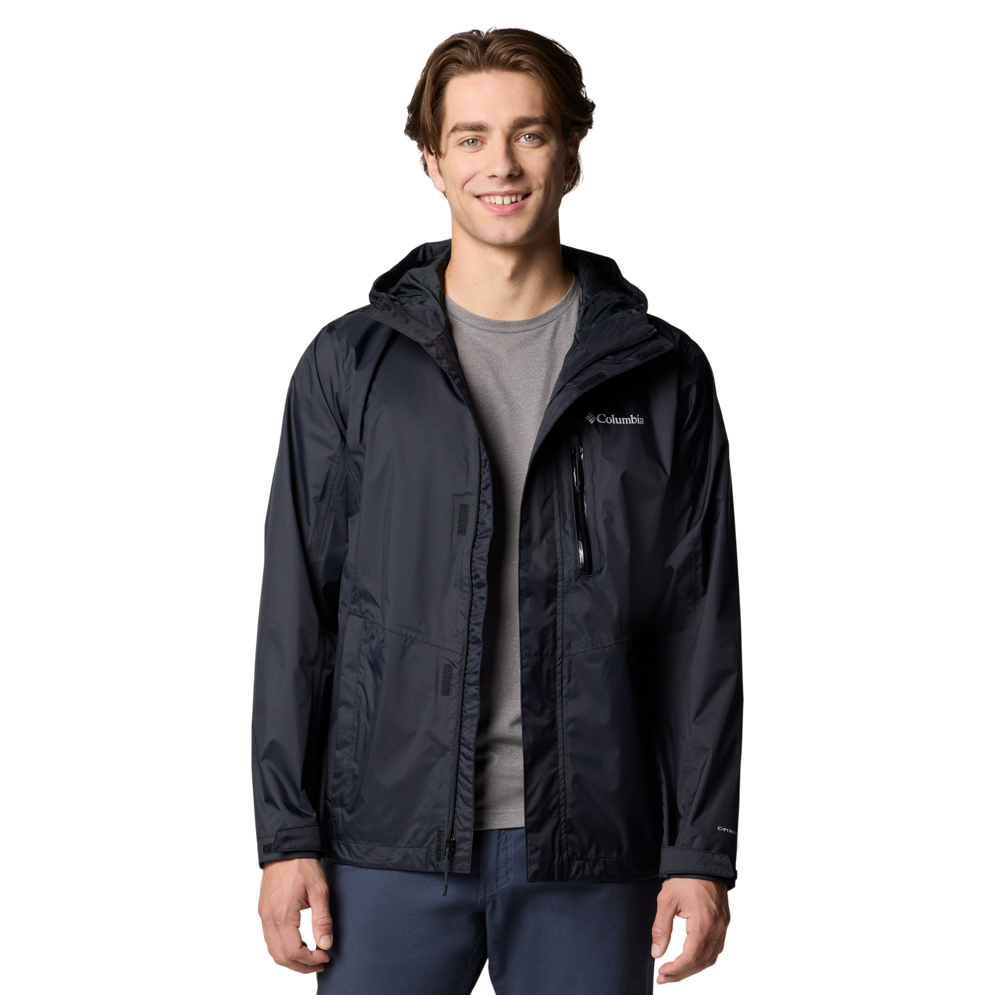 Columbia Men's Pouring Adventure Waterproof Jacket Black 010 2117171