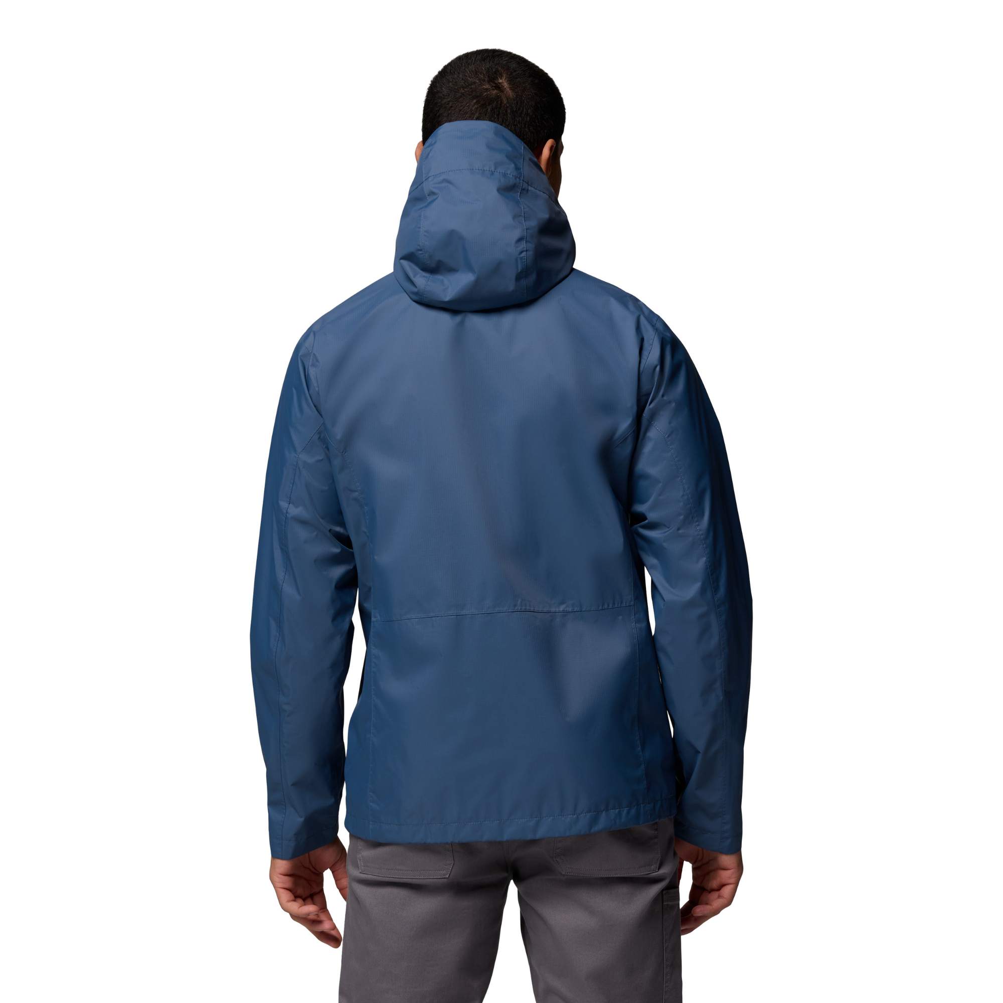 Columbia Men's Pouring Adventure III Packable Waterproof Jacket (Dark Mountain)