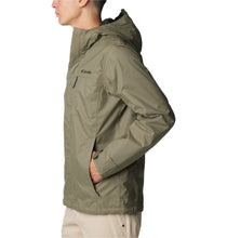 Load image into Gallery viewer, Columbia Men&#39;s Pouring Adventure Waterproof Jacket (Stone Green)
