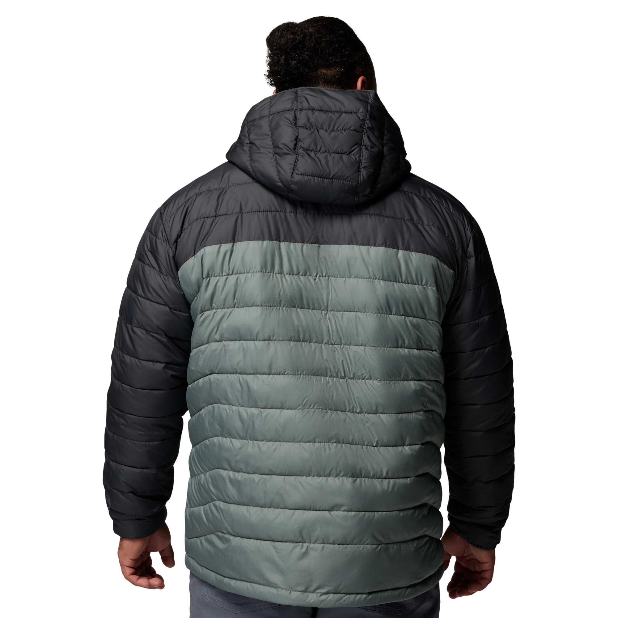 Columbia Men's Powder Lite II Hooded Insulated Jacket Sedona Sage Shark 342 2086944