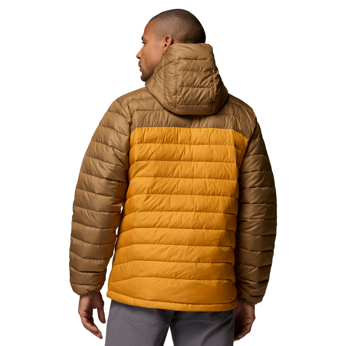 Columbia Men's Powder Lite II Hooded Insulated Jacket Squash Delta 735 2086944