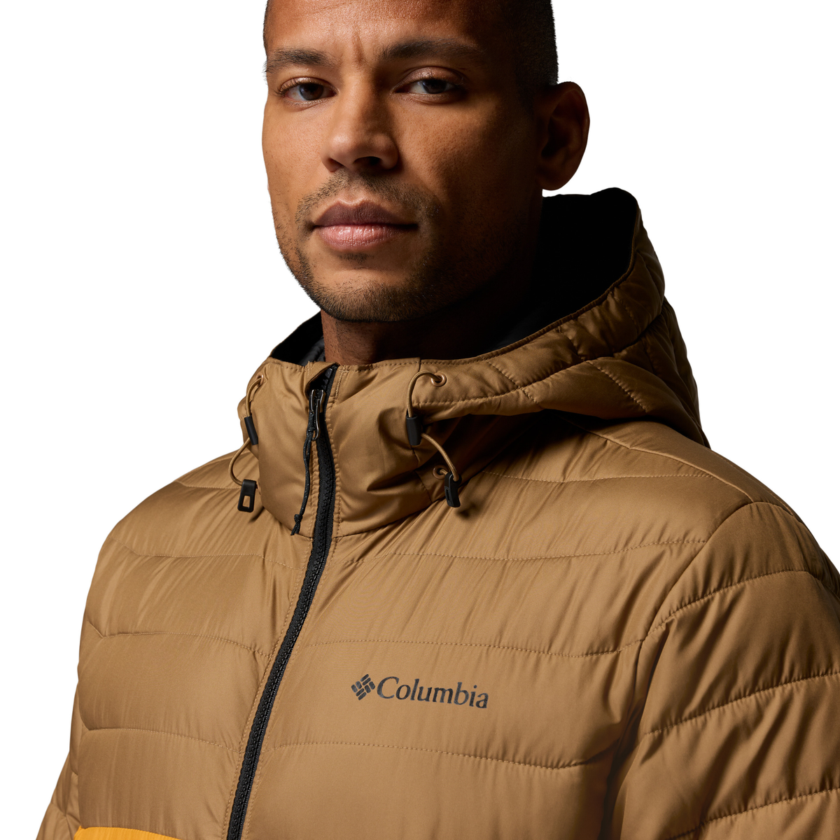 Columbia Men's Powder Lite II Hooded Insulated Jacket Squash Delta 735 2086944