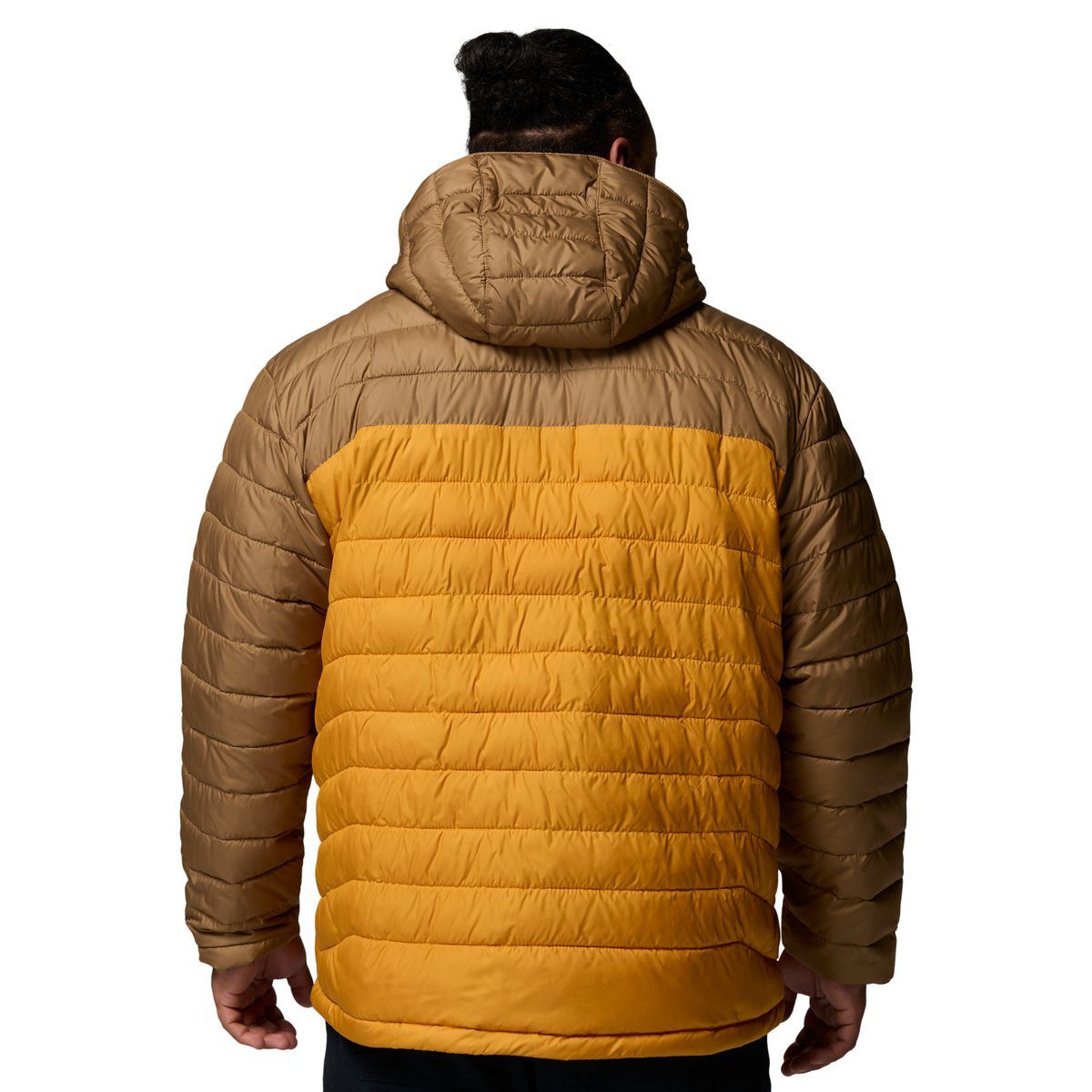 Columbia Men's Powder Lite II Hooded Insulated Jacket Squash Delta 735 2086944