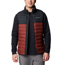 Load image into Gallery viewer, Columbia Men&#39;s Powder Lite II Insulated Body Warmer (Spice Black)
