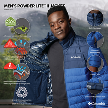 Load image into Gallery viewer, Columbia Men&#39;s Powder Lite II Insulated Jacket (Rich Wine/Black)
