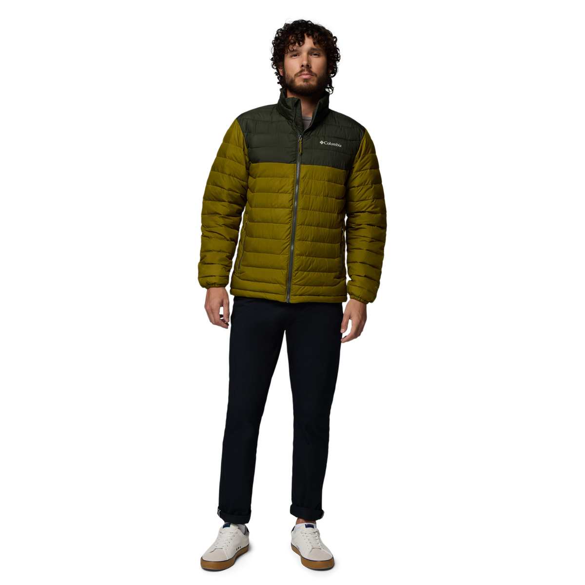 Columbia Men's Powder Lite II Insulated Jacket (Mossy Green/Greenscape)