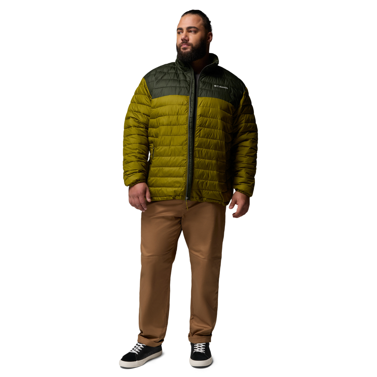 Columbia Men's Powder Lite II Insulated Jacket (Mossy Green/Greenscape)