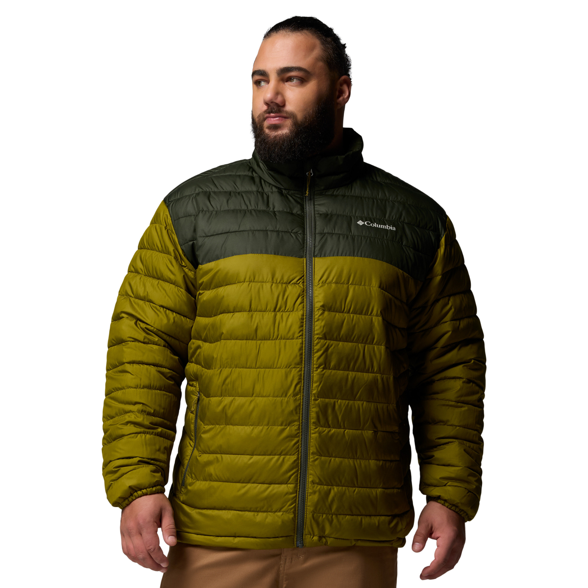 Columbia Men's Powder Lite II Insulated Jacket (Mossy Green/Greenscape)