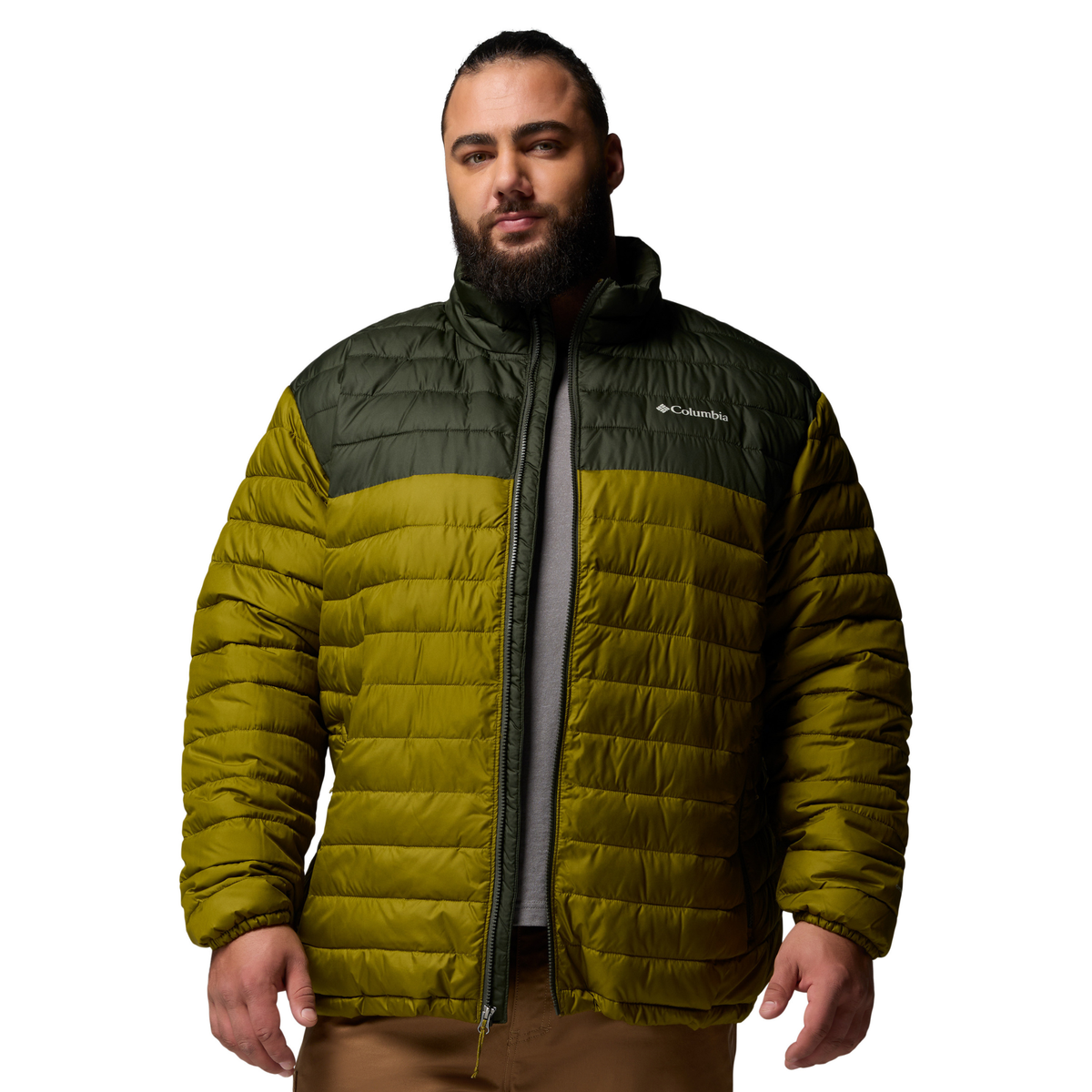 Columbia Men's Powder Lite II Insulated Jacket (Mossy Green/Greenscape)