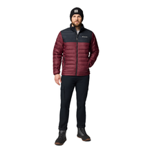 Load image into Gallery viewer, Columbia Men&#39;s Powder Lite II Insulated Jacket (Rich Wine/Black)
