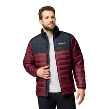 Load image into Gallery viewer, Columbia Men&#39;s Powder Lite II Insulated Jacket (Rich Wine/Black)
