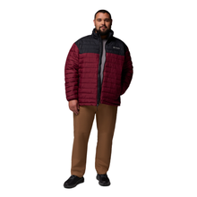 Load image into Gallery viewer, Columbia Men&#39;s Powder Lite II Insulated Jacket (Rich Wine/Black)

