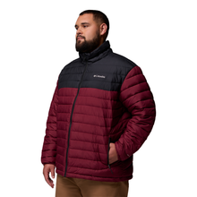 Load image into Gallery viewer, Columbia Men&#39;s Powder Lite II Insulated Jacket (Rich Wine/Black)
