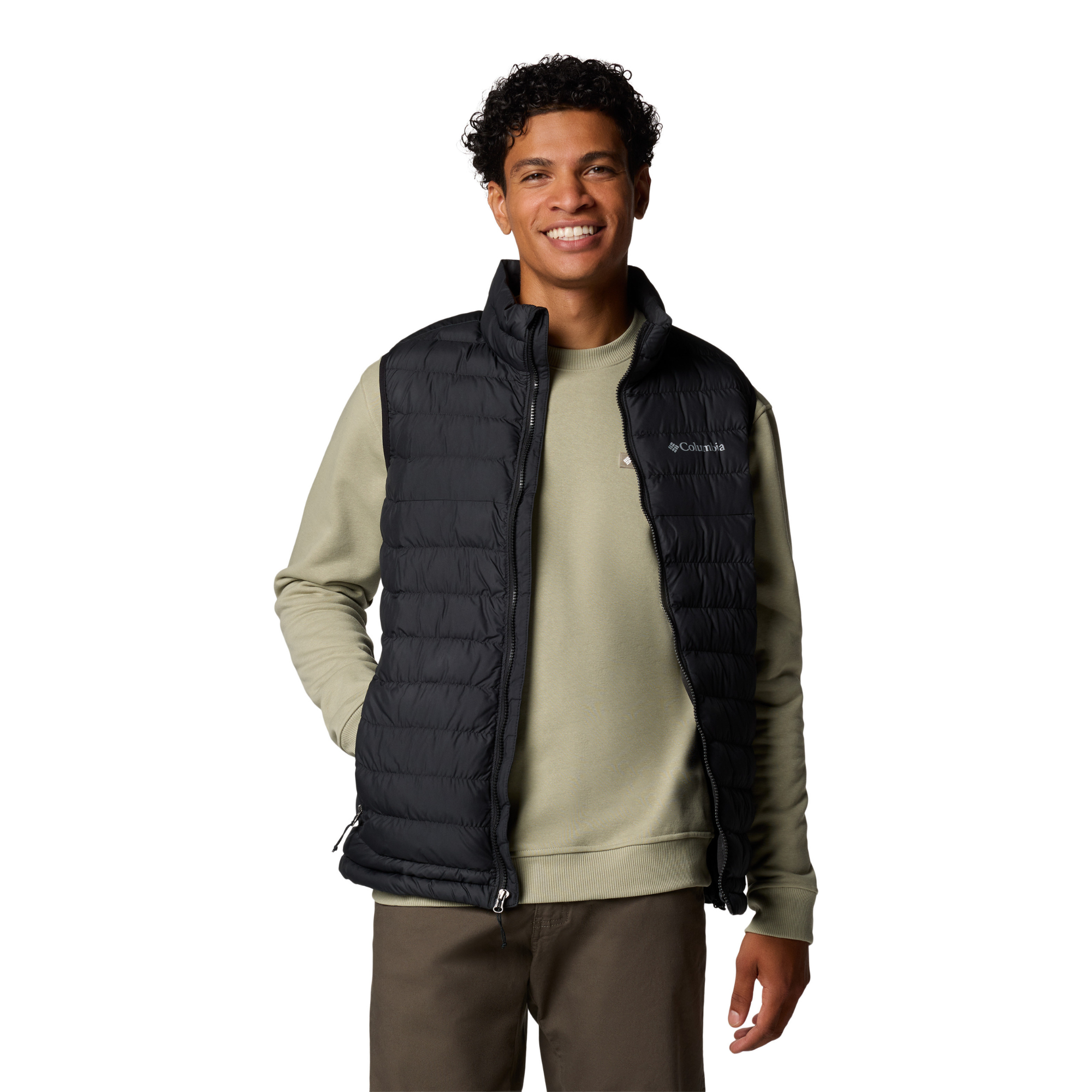 Columbia Men's Powder Lite II Insulated Vest Black 010 2086974