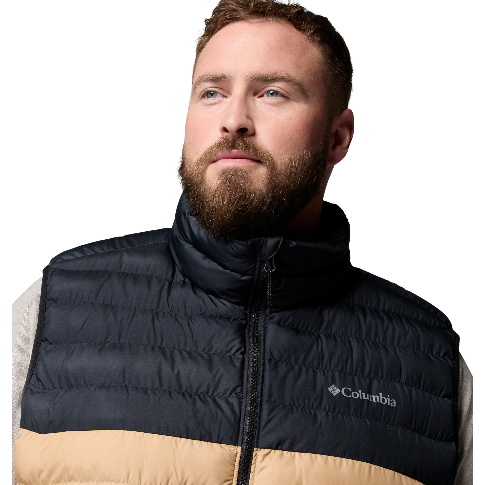 Columbia Men's Powder Lite II Insulated Vest (Canoe/Black)