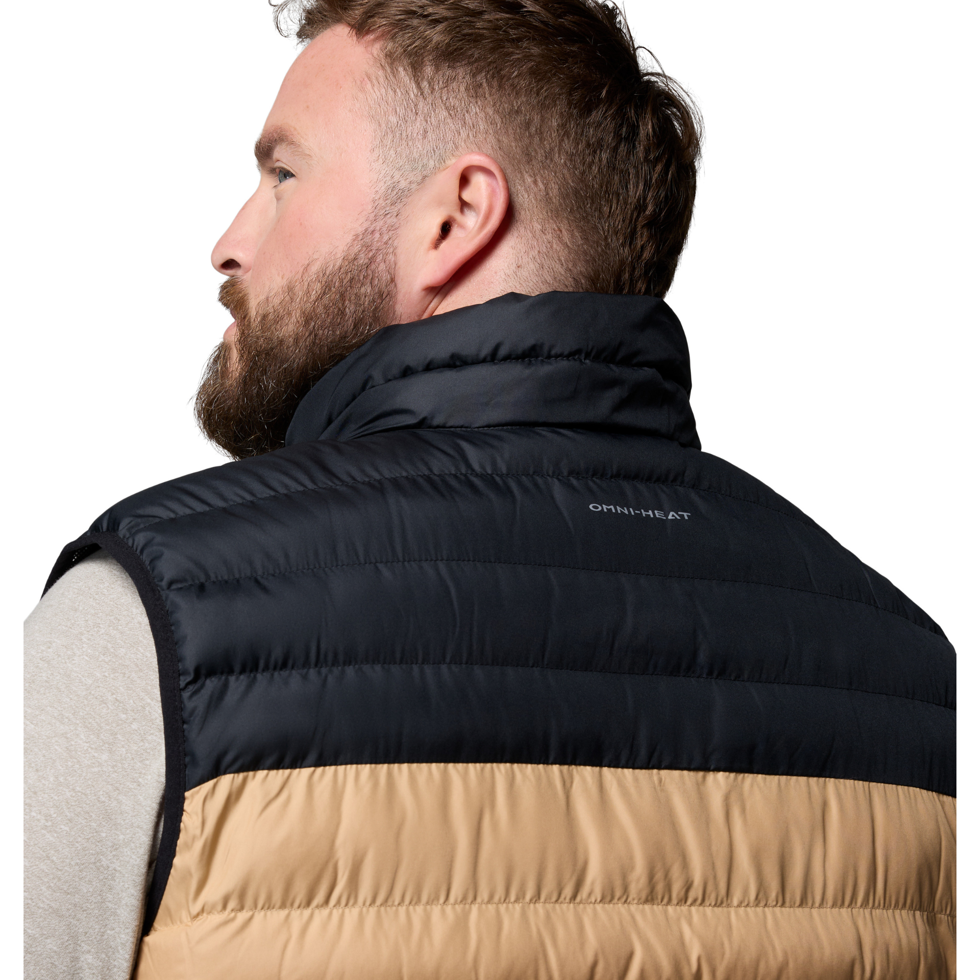 Columbia Men's Powder Lite II Insulated Vest (Canoe/Black)