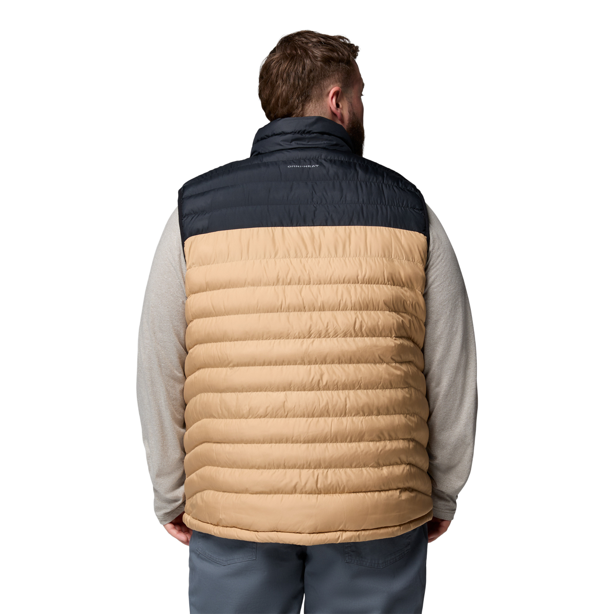 Columbia Men's Powder Lite II Insulated Vest (Canoe/Black)