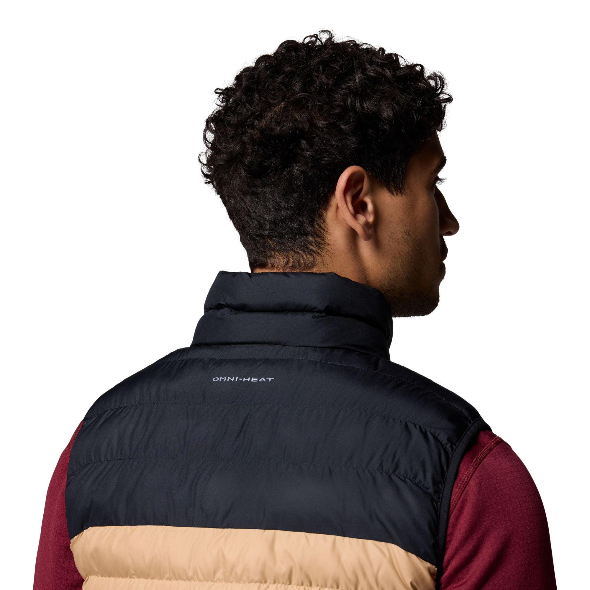 Columbia Men's Powder Lite II Insulated Vest (Canoe/Black)