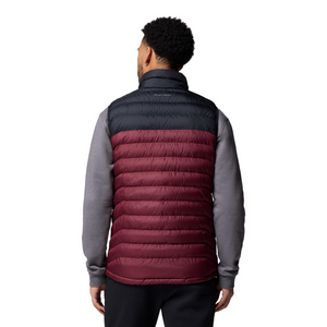 Columbia Men's Powder Lite II Insulated Vest (Rich Wine/Black)