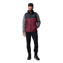 Load image into Gallery viewer, Columbia Men&#39;s Powder Lite II Insulated Vest (Rich Wine/Black)
