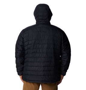 Columbia Men's Powder Lite Omni-Heat Hooded Insulated Jacket (Black)