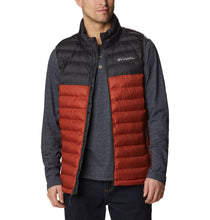 Load image into Gallery viewer, Columbia Men&#39;s Powder Lite Omni-Heat Vest (Warp Red/Shark)
