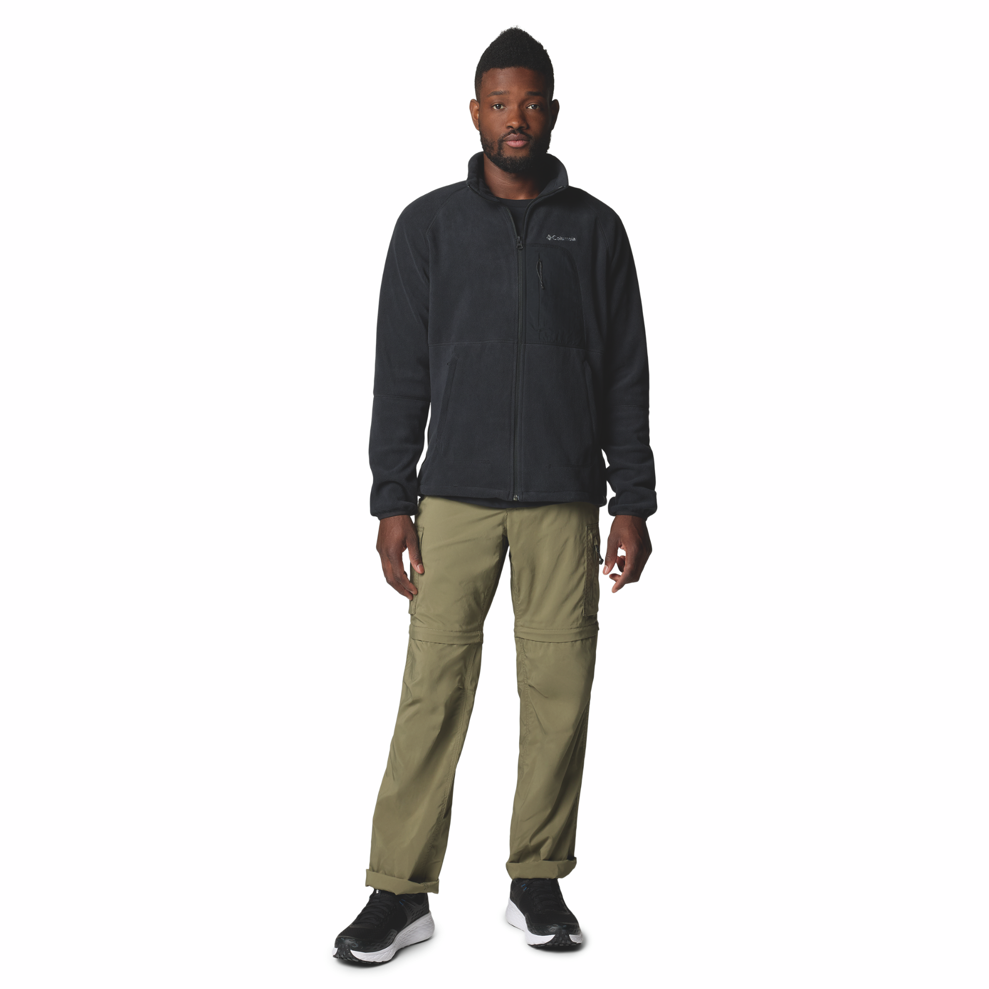 Columbia Men's Rapid Expedition II Full Zip Fleece Black 010 2113951