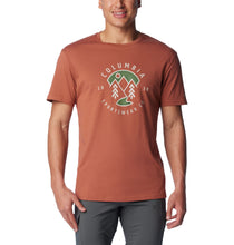Load image into Gallery viewer, Columbia Men&#39;s Rapid Ridge Graphic Tee (Auburn/Naturally Boundless)
