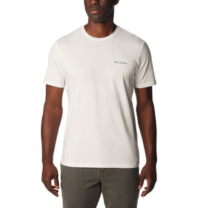 Columbia Men's Rapid Ridge II Back Graphic Tee (White/Rocky Road)