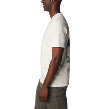 Load image into Gallery viewer, Columbia Men&#39;s Rapid Ridge II Back Graphic Tee (White/Rocky Road)
