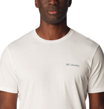 Load image into Gallery viewer, Columbia Men&#39;s Rapid Ridge II Back Graphic Tee (White/Rocky Road)
