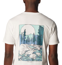 Load image into Gallery viewer, Columbia Men&#39;s Rapid Ridge II Back Graphic Tee (White/Rocky Road)
