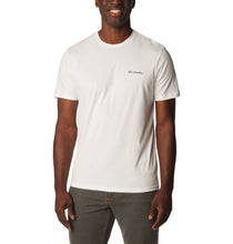 Load image into Gallery viewer, Columbia Men&#39;s Rapid Ridge II Back Graphic Tee (White/Tonal Treescape)
