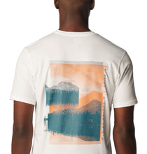 Load image into Gallery viewer, Columbia Men&#39;s Rapid Ridge II Back Graphic Tee (White/Tonal Treescape)

