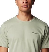 Load image into Gallery viewer, Columbia Men&#39;s Rapid Ridge II Organic Cotton Back Graphic Tee (Safari/Button Badge)
