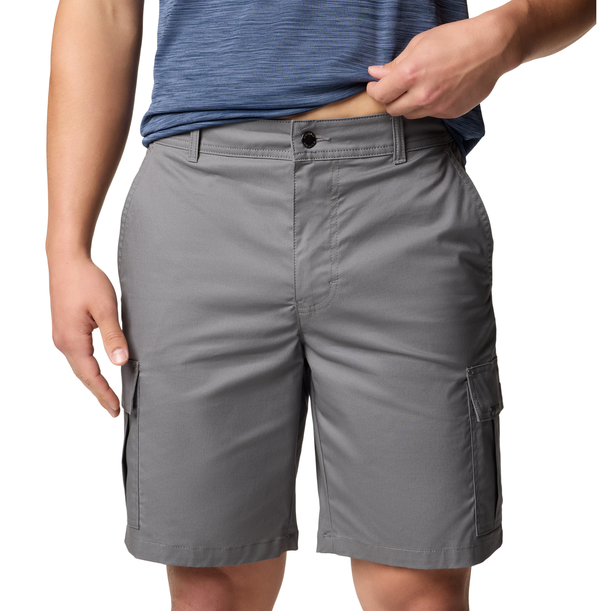 Columbia Men's Rapid Rivers Cargo Shorts (City Grey)(9in)