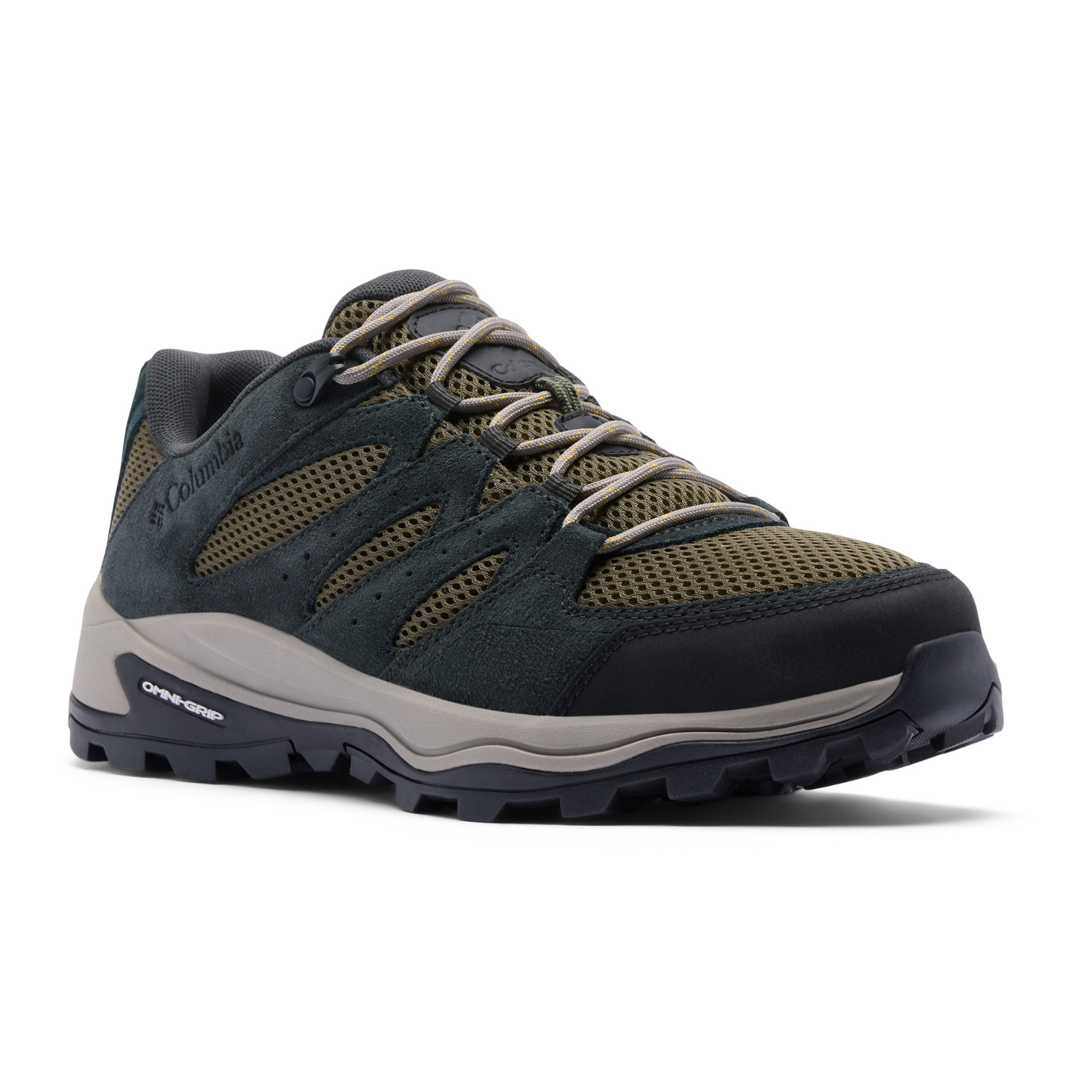 Columbia Men's Redmond IV Breathe Trail Shoes (Dark Moss/Stinger)