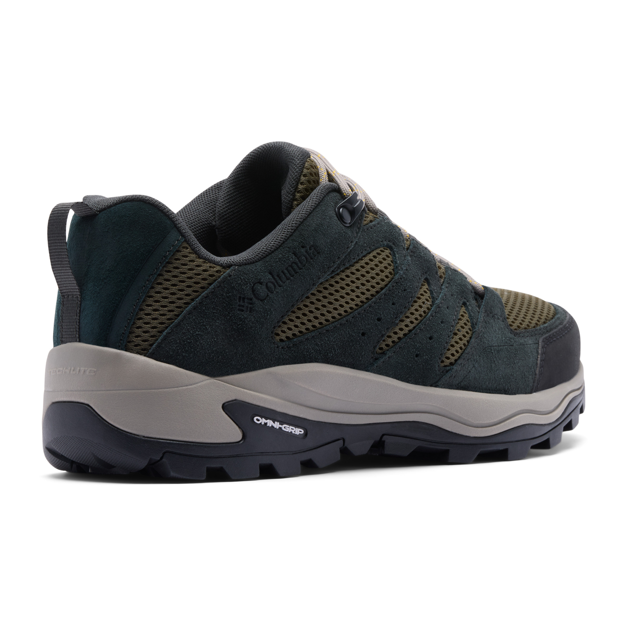 Columbia Men's Redmond IV Breathe Trail Shoes (Dark Moss/Stinger)