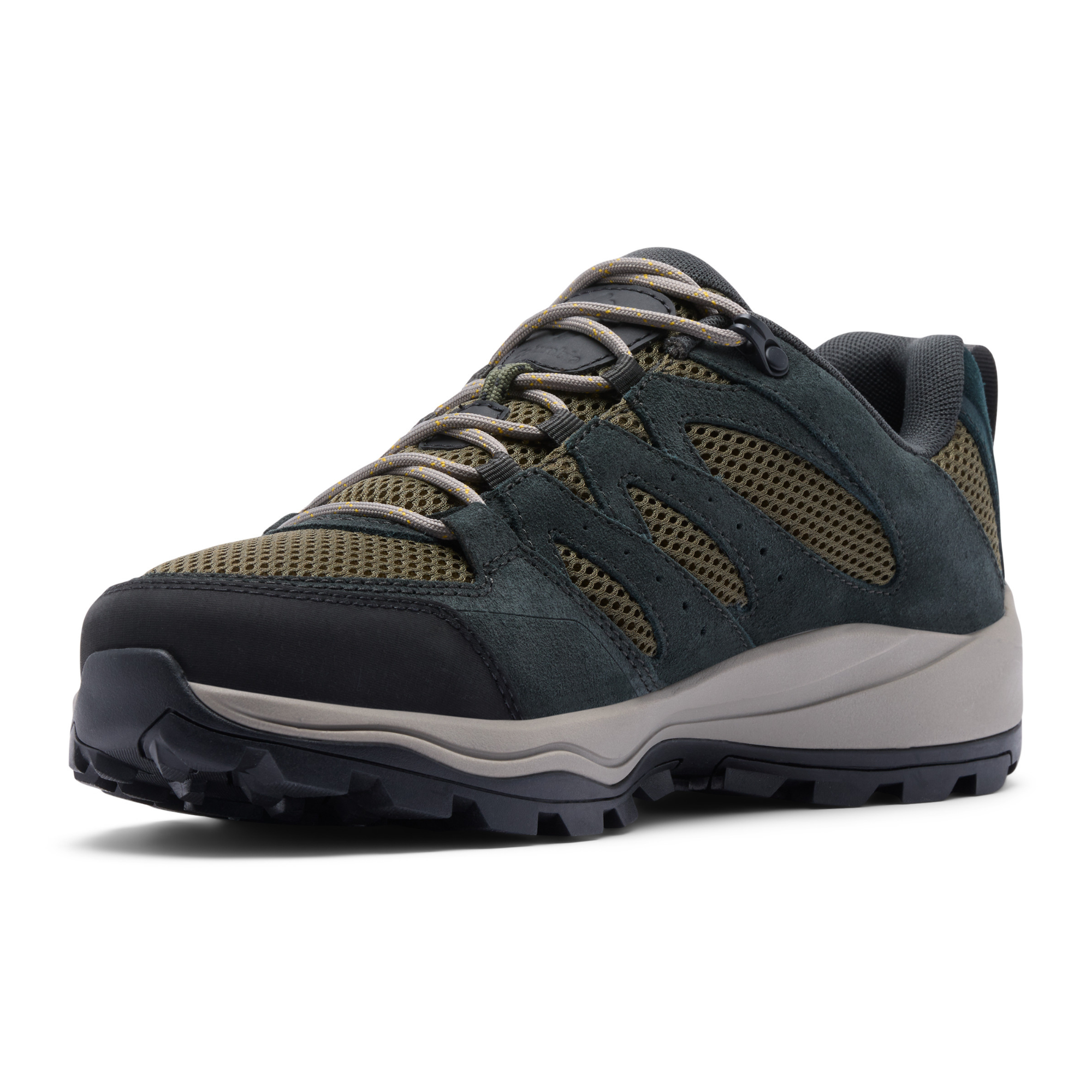Columbia Men's Redmond IV Breathe Trail Shoes (Dark Moss/Stinger)