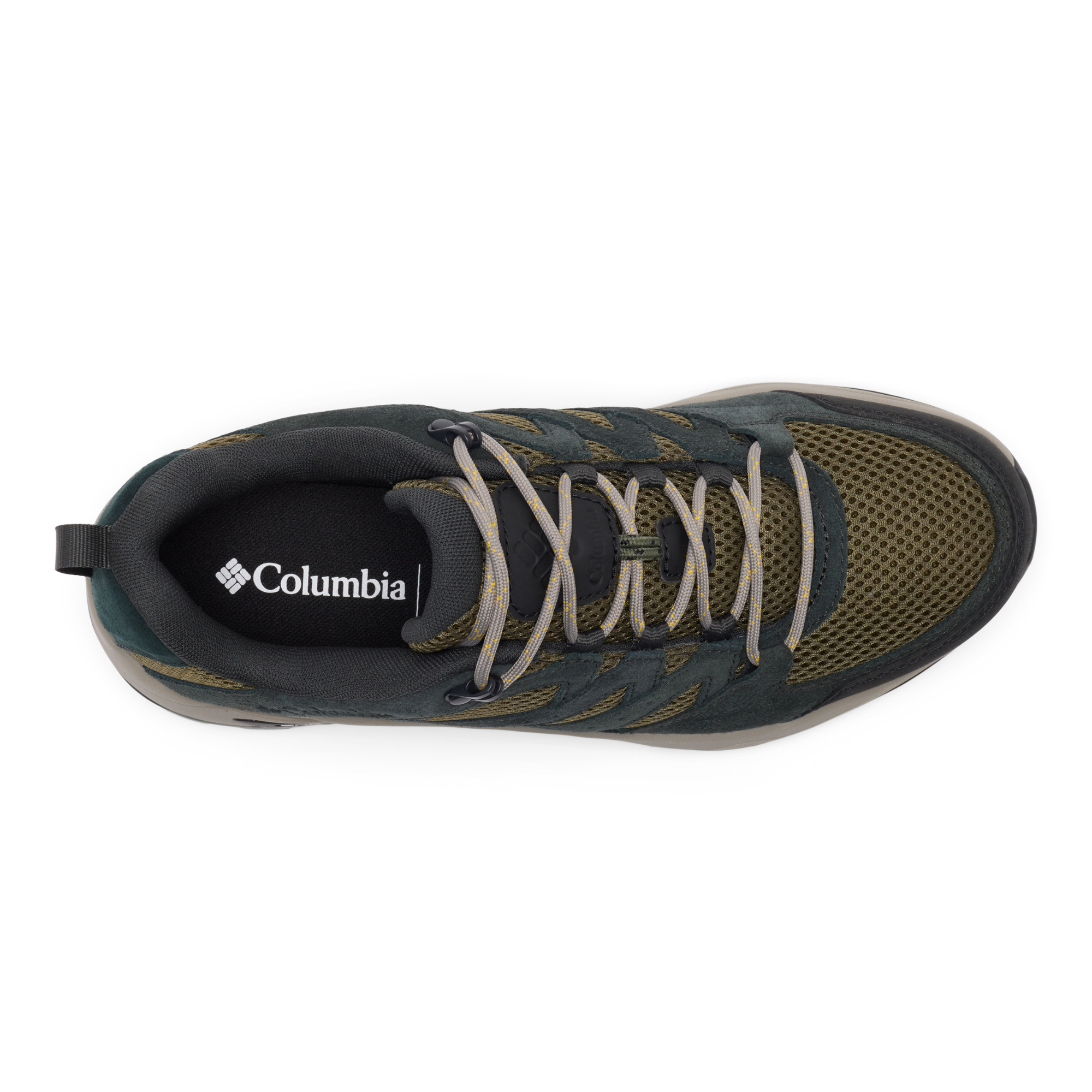Columbia Men's Redmond IV Breathe Trail Shoes (Dark Moss/Stinger)